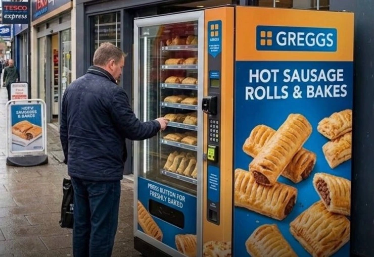 Британская сеть пекарен Greggs планирует развивать формат вендинга